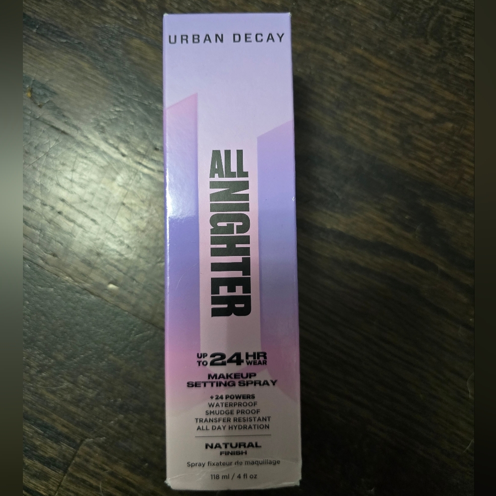 New Urban Decay All Nighter Makeup Setting Spray 4oz